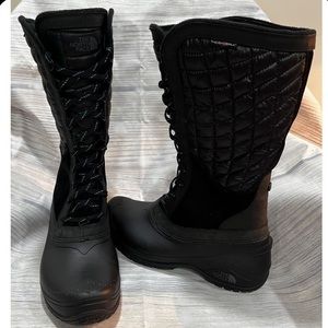 North Face Thermoball Utility Black Boots Womens-Size 7.5